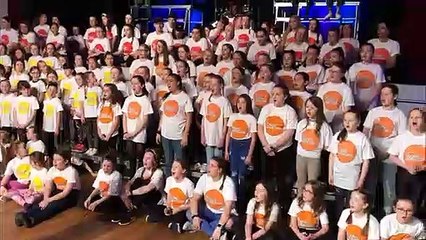 Grangemouth Town Hall youngsters take part in a workshop run by The Young Americans