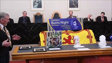 Robert Burns sculpture competition prizegiving