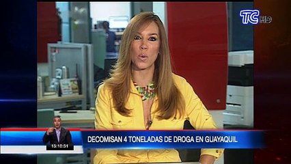 Se decomisa cuatro toneladas de droga en el Puerto Marítimo de Guayaquil