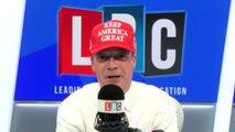 Nigel Farage dons his exclusive gift from President Trump