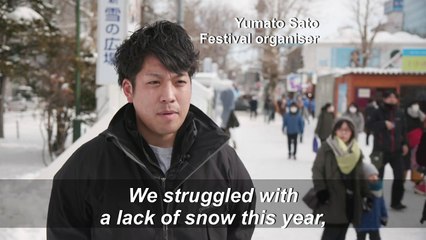 Cool creations at Hokkaido ice sculpture festival