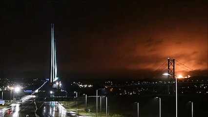 The Queensferry Crossing closed in both directions due to risk of falling snow and ice from cables
