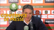 Conférence de presse RC Lens - Grenoble Foot 38 (0-0) : Philippe  MONTANIER (RCL) - Philippe  HINSCHBERGER (GF38) - 2019/2020