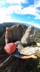 Man Walks a Highline Above Mexico