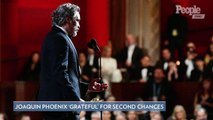 Joaquin Phoenix Recites Late Brother River's Song Lyrics in Emotional Oscars Speech for Joker