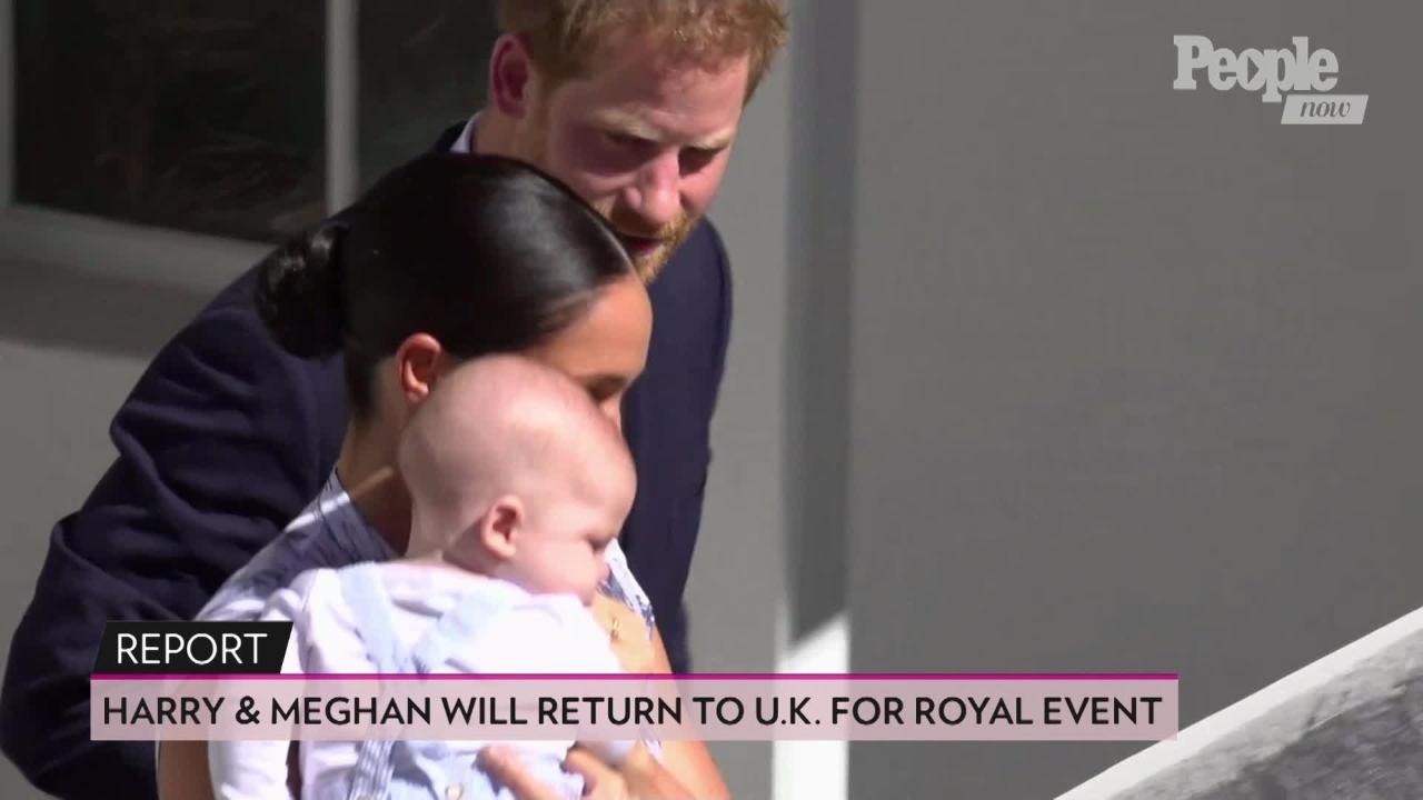 Queen Elizabeth Requests Meghan Markle, Prince Harry & Baby Archie's Return to U.K. for Royal Event
