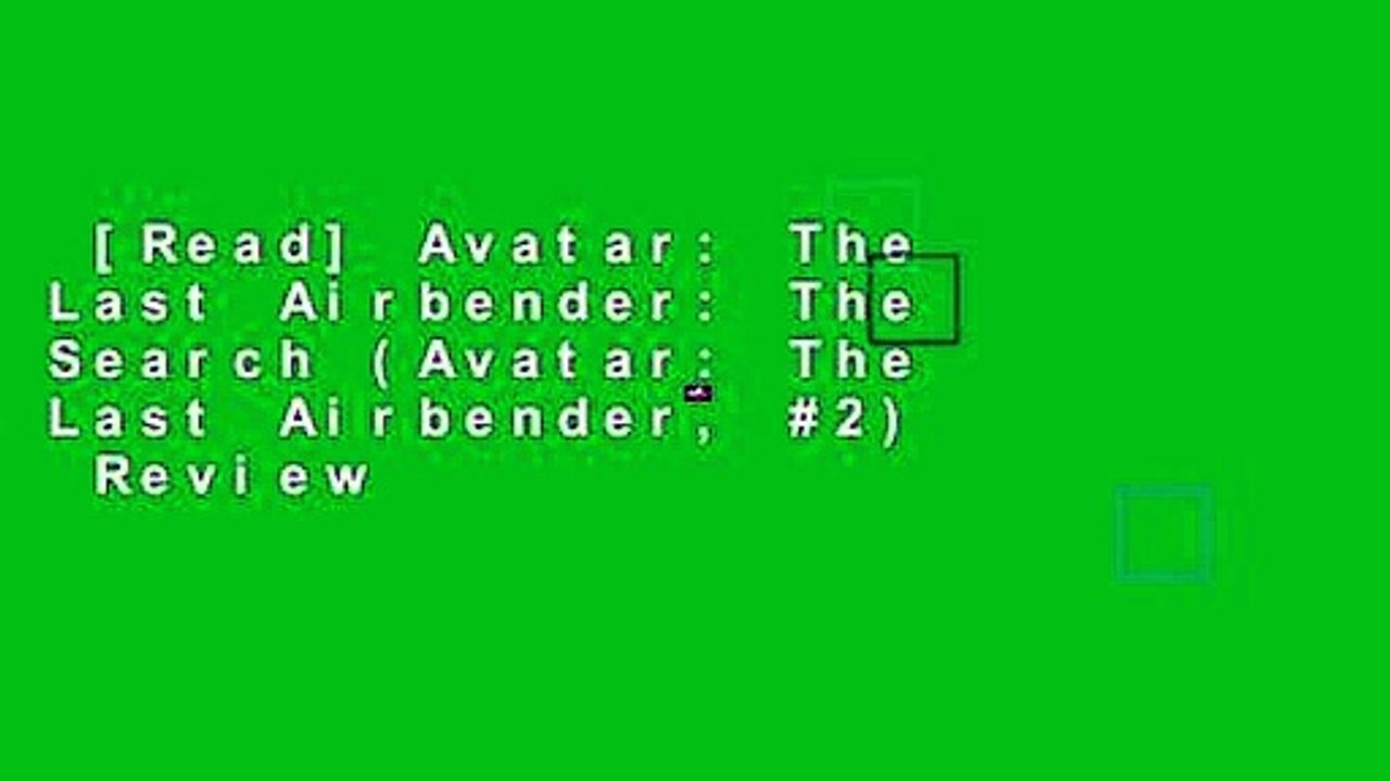 [Read] Avatar: The Last Airbender: The Search (Avatar: The Last Airbender, #2)  Review