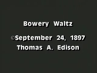 Bowery waltz (1897)