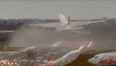 Storm Ciara: plane is blown SIDEWAYS by Storm Ciara and forced to abort landing at Birmingham Airport