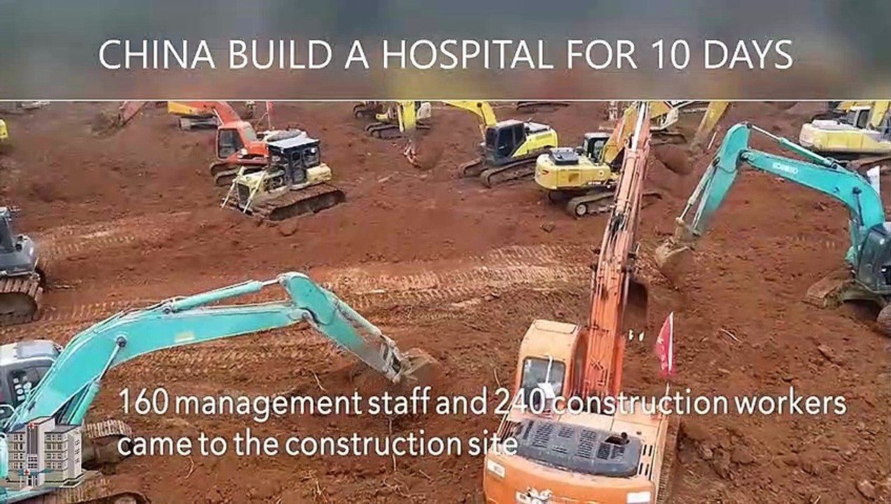 CHINA BUILD A HOSPITAL FOR 10 DAYS, AMAZING!!!