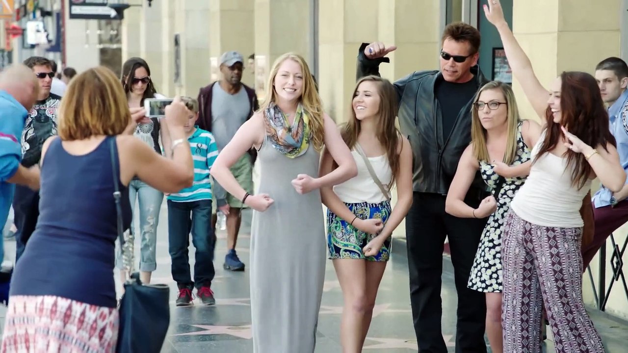 Arnold Pranks Fans as the Terminator...for Charity ( 1080 X 1080 )
