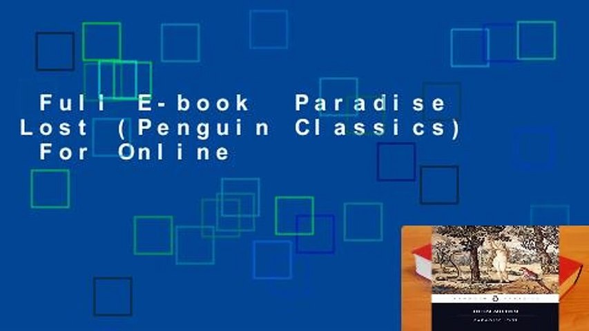Full E Book Paradise Lost Penguin Classics For Online Video Dailymotion