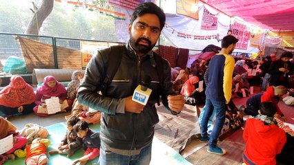 Mute protest by Shaheen Bagh protesters as Delhi poll results awaited