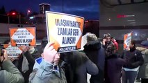 Şişli’de ulaşım zammı protestosu