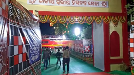 Famous Saree Bajar, indian trade fare, Pure Handloom  sambalpuri saree