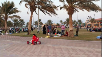 al khobar corniche and dammam highlight  الدمام السعودية to مدينة الخبر