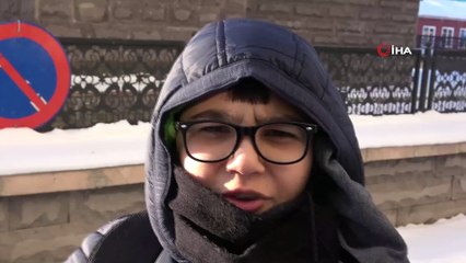 Ardahan Buz şehre döndü: Termometreler eksi 23'ü gördü