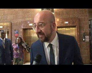 Charles Michel: « Nous voyons qu’il ya un président qui veut améliorer les conditions de la population, il a des projets »