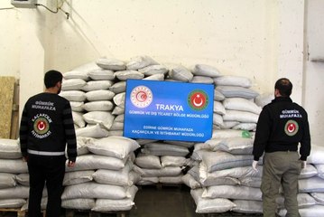 Kapıkule'de rekor miktarda esrar yakalandı