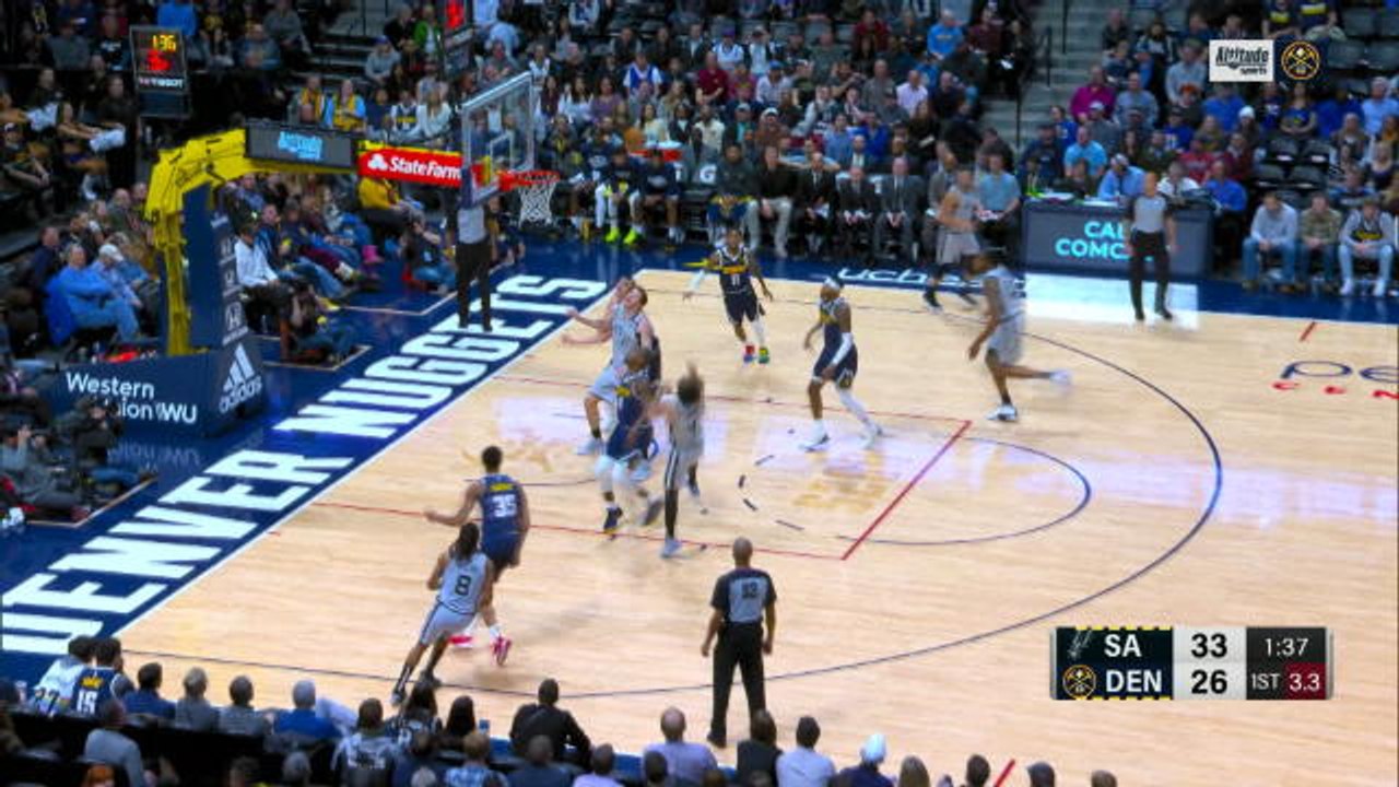 Millsap leads Nuggets to comeback win over Spurs