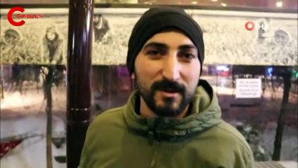 Soba bir anda parladı, müşteriler etrafa saçıldı