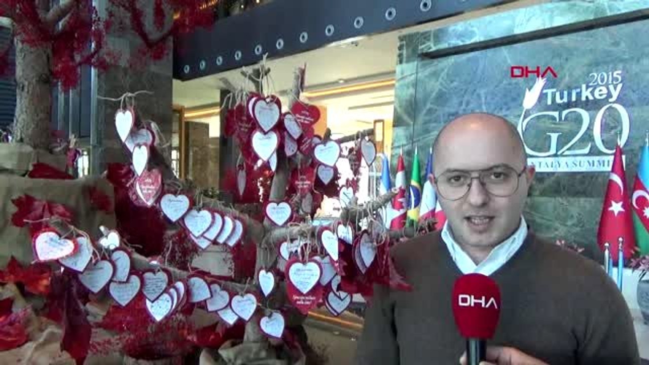 Antalya otelde, sevgililer günü'ne özel dilek ağacı konsepti