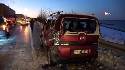 Ordu'da Zincirleme Trafik Kazası, 11 Araç Bir Birine Girdi; 3 Yaralı