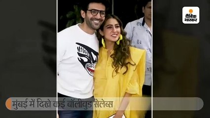 सारा ने पहनी यूनिक ईयररिंग्स