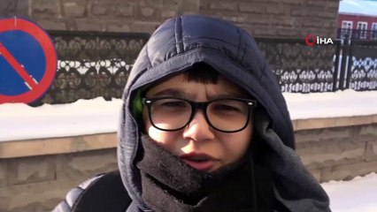 Ardahan Buz Şehre Döndü: Termometreler Eksi 23'ü Gördü