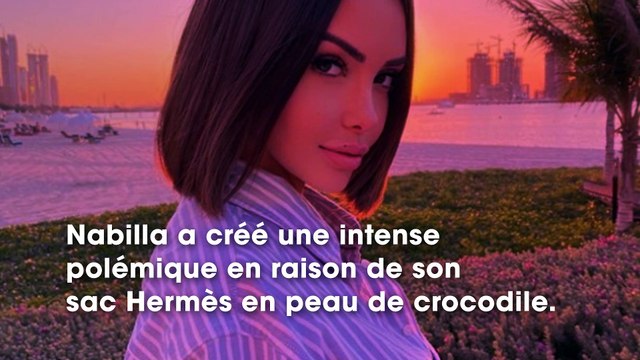 Nabilla Vergara et son sac Hermès en crocodile : la PETA interpelle la jeune maman