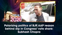 Polarizing politics of BJP, AAP reason behind dip in Congress' vote share: Subhash Chopra