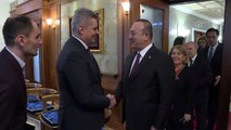 Bakan Çavuşoğlu, Karadağ Meclis Başkanı Brajoviç ile görüştü - PODGORİCA