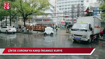 Corona salgınına karşı insansız kurye