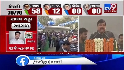 Descargar video: Delhi election results 2020- Massive victory for 'Delhi Ka Beta' Kejriwal- Sanjay Singh- TV9News