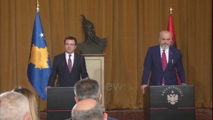 Ora News - Replikat në konferencë mes Albin Kurtit dhe Edi Ramës për minishengenin ballkanik