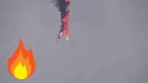 SURİYE Esad Rejimine ait helikopter düşürülme Anı SANİYE SANİYE KAMERALARDA