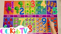 Learn To Count To Ten - Counting 1 to 10 With Fun Barney Puzzle - Counting For Kids - Kids Puzzles