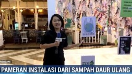 Mengunjungi Pameran Instalasi dari Sampah Daur Ulang