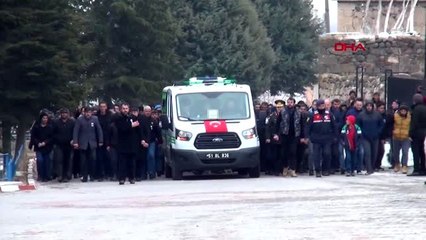 Niğde idlib şehidi uzman onbaşı enes alper, niğde'de toprağa verildi