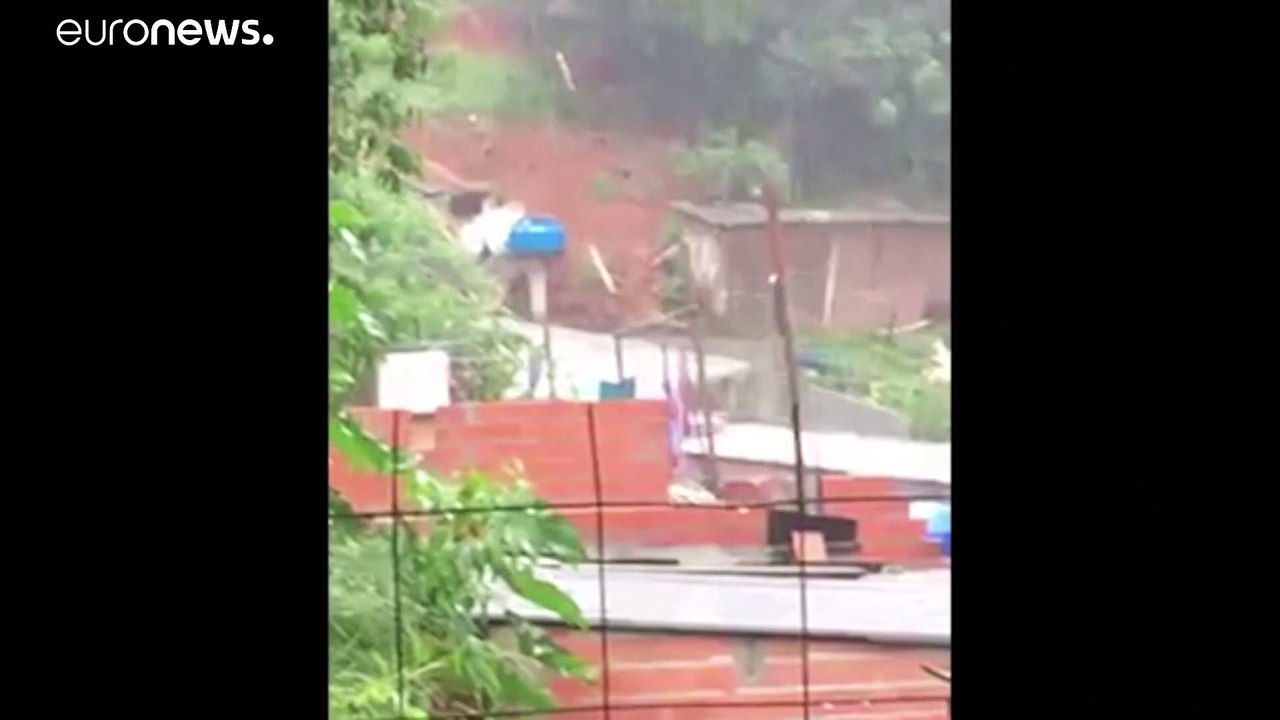 Brésil : fortes pluies et coulées de boue dans la région de São Paulo