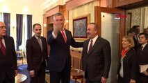 Çavuşoğlu, karadağ cumhurbaşkanı ile görüştü