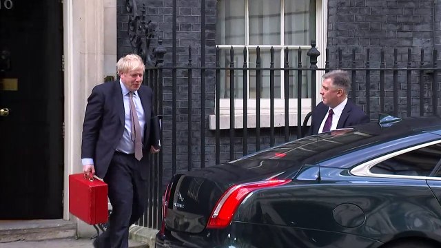 Boris Johnson departs Downing St