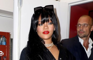 Rihanna plans to spend Valentine's Day in the studio