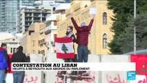 Heurts à Beyrouth aux abords du Parlement