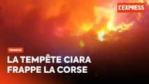 Tempête Ciara : incendies et vents violents en Corse