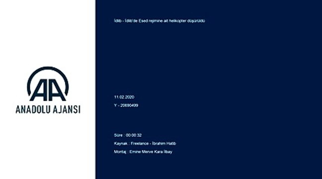 İdlib'de Esad rejimine ait helikopter düşürüldü