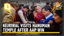 Arvind Kejriwal, Manish Sisodia Offer Prayers at Hanuman Temple | The Quint