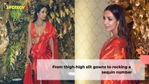 Don’t Get Us Started On Malaika Arora And Karisma Kapoor’s Red Numbers; Whose Look Is Shoddier?