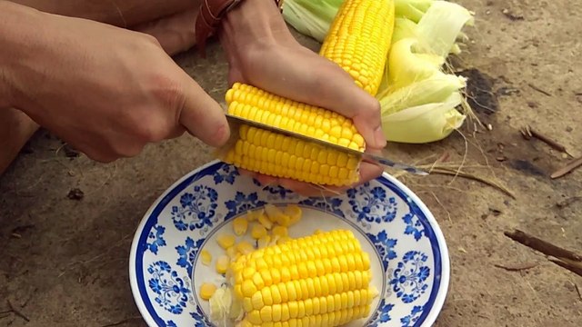 Stir-fried corn with chili and garlic | Attractive snacks