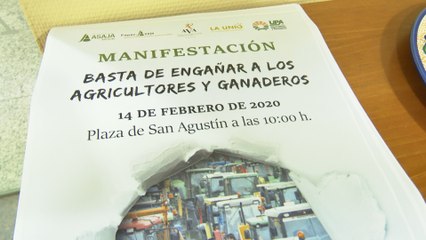 Manifestación en València el viernes por el futuro del sector agrícola